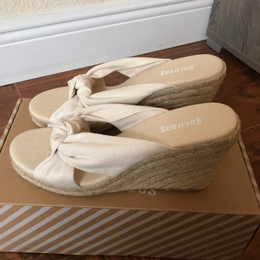 Brand new with box! Soludos wedge!